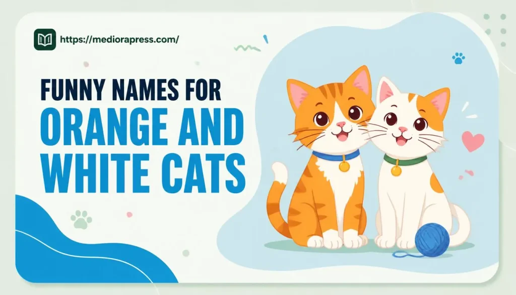 Funny Names for Orange and White Cats