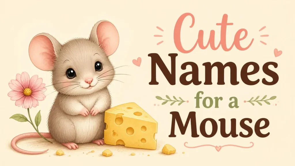 cute names for a mouse
