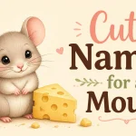 cute names for a mouse