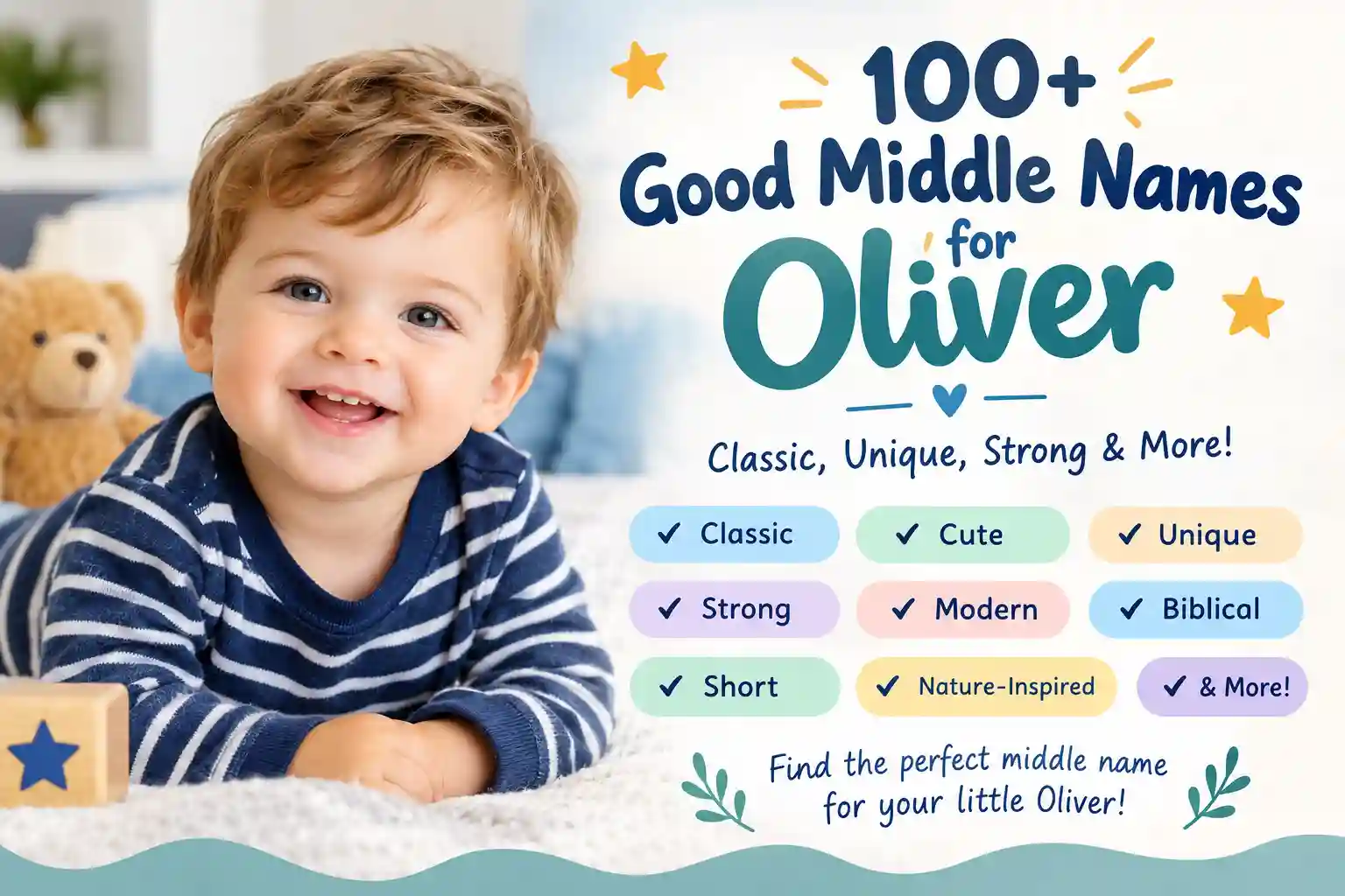 good middle names for oliver